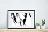 MuchoWow® Gerahmtes Poster Farbe - Schwarz - Abstrakt 60x40 Produktbild-Vorschau 4