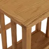 Stolik na gazety, 45x35x55 cm, lite drewno dębowe Podgląd zdjęcia produktu 5