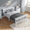 Letto singolo Sweiko in legno massiccio letto junior con Anteprima dell’immagine prodotto 1