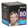 BBlocks bouwblokken set - 80 stuks, kleurrijk houten Productafbeelding-voorbeeld 2