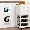 Carrello da cucina su ruote, carrello di servizio con Anteprima dell’immagine prodotto 5