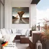 ARTland Wandbild Alu für Innen & Outdoor Ein Elefant läuft Produktbild-Vorschau 5