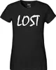 Huuraa Damen T-Shirt Lost Jugendwort S Black Bio Baumwolle Produktbild-Vorschau 2