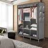 Intirilife Skládací šatní skříň 130x175x45 cm v barvě ASH Náhled obrázku produktu 4