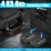 2 Pack Akku Saugheber 260kg/24cm 4x 3000mAh Akkus, Produktbild-Vorschau 4