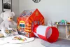 Tenda con tunnel per bambini Casa dei pompieri Parco giochi Anteprima dell’immagine prodotto 2