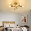 ZMH stropní lampa vintage stropní světlo E27 - 6 plamenů Náhled obrázku produktu 4
