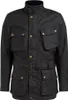 Belstaff Trialmaster Motorrad Wachsjacke, schwarz, 2XL Produktbild-Vorschau 4