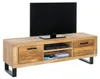 TV-Kommode Lowboard Schrank Türen Wildeiche teilmassiv Produktbild-Vorschau 1