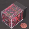 Chessex Translucent 12mm d6 Smoke/red Dice Block™ (36 dice) Produktbild-Vorschau 2