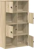 vidaXL Knihovna Sonoma dub 60x24x101,5 cm Materiál na bázi Náhled obrázku produktu 5