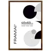 Cornice FRAMAI® 40x60 in MDF marrone: cornice ecologica con Anteprima dell’immagine prodotto 1