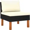 vidaXL Set da salotto da giardino 4 pezzi con cuscini in Anteprima dell’immagine prodotto 6