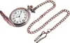 Edelstahl Taschenuhr Motiv "Adler" kupferfarbig Quartz Produktbild-Vorschau 2