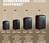 MONZANA® Kofferset 4tlg Hartschalen Koffer S-M-L-XL Produktbild-Vorschau 2