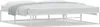 vidaXL Struttura letto senza materasso bianco 200x200 cm in Anteprima dell’immagine prodotto 1