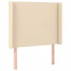 [Home] LED Kopfteil Creme 103x16x118/128 cm Stoff , Neue Produktbild-Vorschau 4