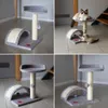 Tiragraffi per gatto piccolo con seduta morbida 45 cm Anteprima dell’immagine prodotto 8