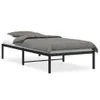 vidaXL Rama łóżka metalowa czarna 90x190 cm Podgląd zdjęcia produktu 1