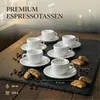 MUVELL 6x Espressotassen á 60 ml | Weiß | Italian Style | Produktbild-Vorschau 5