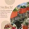 4er Set Blumenkasten Balkongeländer Balkon Blumenkasten Produktbild-Vorschau 3