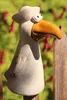 Gartenfigur Möwe aus Keramik Zaunhocker Dekofigur Produktbild-Vorschau 4