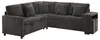 Merax L-förmiges ausziehbar Schlafsofa, Ecksofa mit Produktbild-Vorschau 12