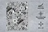 MuchoWow® Mauspad Mousepad Blumen - Muster - Zitate 30x40 Produktbild-Vorschau 2