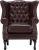 Ohrensessel Chesterfield Pittsfield Echtleder rot Produktbild-Vorschau 7