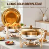 WARMOUNTS 5QT Chafing Dish Set 4ks – kulatá nerezová sada Náhled obrázku produktu 3