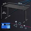 CASARIA® Höhenverstellbarer Gaming Schreibtisch elektrisch Produktbild-Vorschau 2