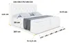 ALTDECOR Boxspringbett mit Matratze (20 cm hoch) und Topper Produktbild-Vorschau 6