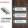 Schmales Einsteckschloss 72/34 Rolle, mit Falle JANIA Z223, Produktbild-Vorschau 6