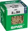 Spax Universalschrauben 3.5 x 50 mm PZ 2 - 300 Stk. Produktbild-Vorschau 2