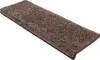A single brown carpet stair mat is shown on a white background. Produktbild-Vorschau