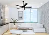 Ventilatore da soffitto Comet Nero 132 cm con luce e Anteprima dell’immagine prodotto 2