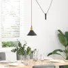 Lampa Wisząca Z Regulacją Wysokości E27 Połysk Czarny Metal Podgląd zdjęcia produktu 3