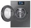 A front view of a gray Samsung washing machine with the door open. Produktbild-Vorschau
