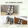 PawHut Tiertreppe Katzentreppe Hundetreppe Treppe für Katze Produktbild-Vorschau 6