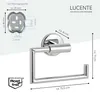 bremermann Bad-Serie LUCENTE - Toilettenpapierhalter aus Produktbild-Vorschau 7