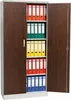 Aktenschrank Beetle | HxBxT 195x92x42 cm | Weiß-Wenge Produktbild-Vorschau 1