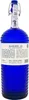 A blue glass bottle of gin with a label. Produktbild-Vorschau