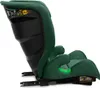A side view of a dark green child car seat. Náhľad obrázku produktu