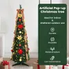 vidaXL Arbre de Noël artificiel avec 50 LED Vert 125 cm PVC Voir les images du produit 5