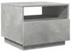 vidaXL Couchtisch mit LED-Leuchten Betongrau 50x49x40 cm Produktbild-Vorschau 6