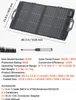 VEVOR Faltbares Solarpanel 100W, 16BB N-Typ Bifaziales Produktbild-Vorschau 7