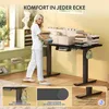 FLEXISPOT EN1 Höhenverstellbarer Schreibtisch 120x60cm Produktbild-Vorschau 5