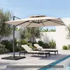Ombrellone COSTWAY 300x300 cm, ombrellone a braccio Anteprima dell’immagine prodotto 9