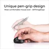 A hand is shown holding a pen-grip mouse, with a ghosted image of a hand writing with a pen above it. Náhľad obrázku produktu