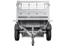 A front view of a garden trailer on a white background. Produktbild-Vorschau